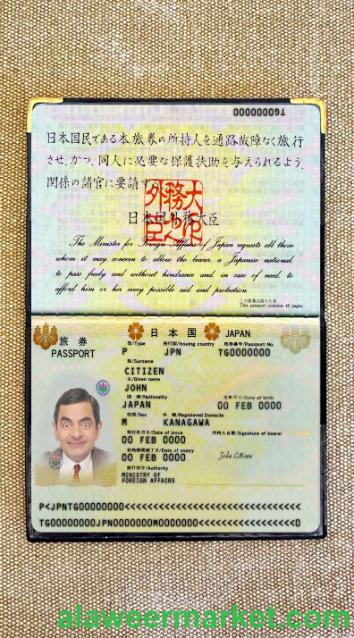 Japan passport 2005-2015 photo look